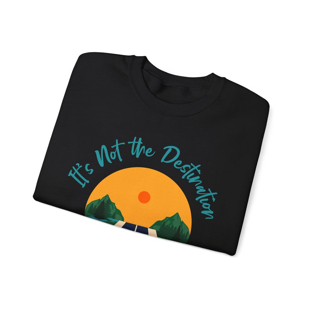 Copy of Inspirational Journey Sweatshirt, Cozy Crewneck, Travel Gift, Motivational Style, Perfect for Road Trips