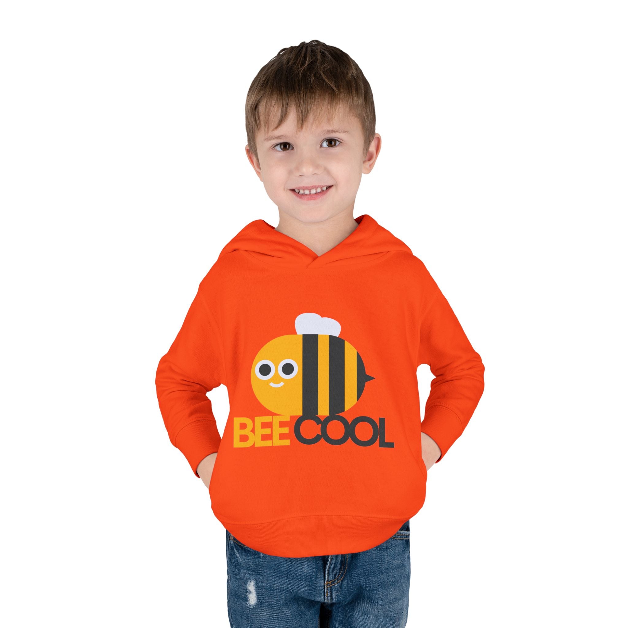 Cute Bee Cool Toddler Fleece Hoodie