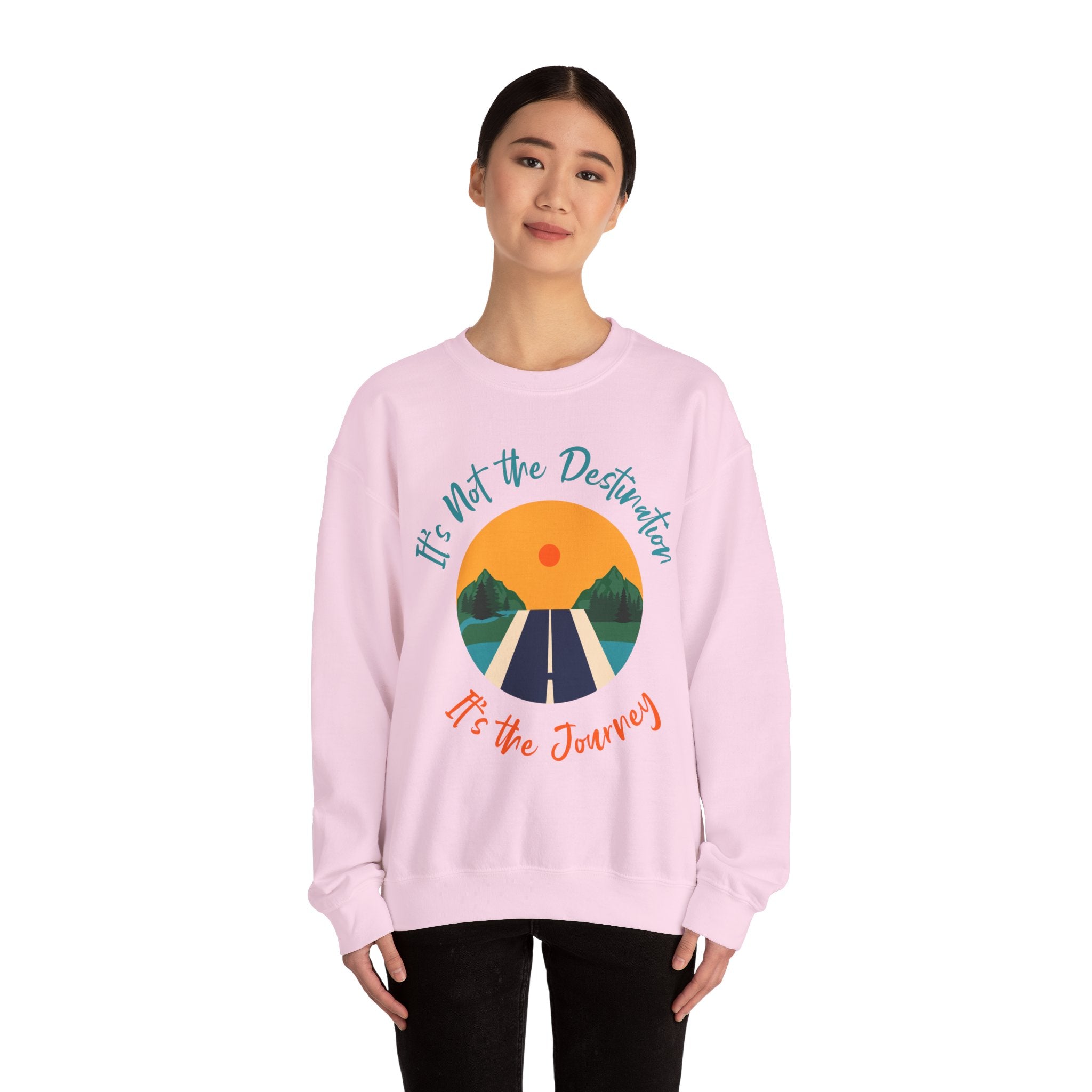 Copy of Inspirational Journey Sweatshirt, Cozy Crewneck, Travel Gift, Motivational Style, Perfect for Road Trips