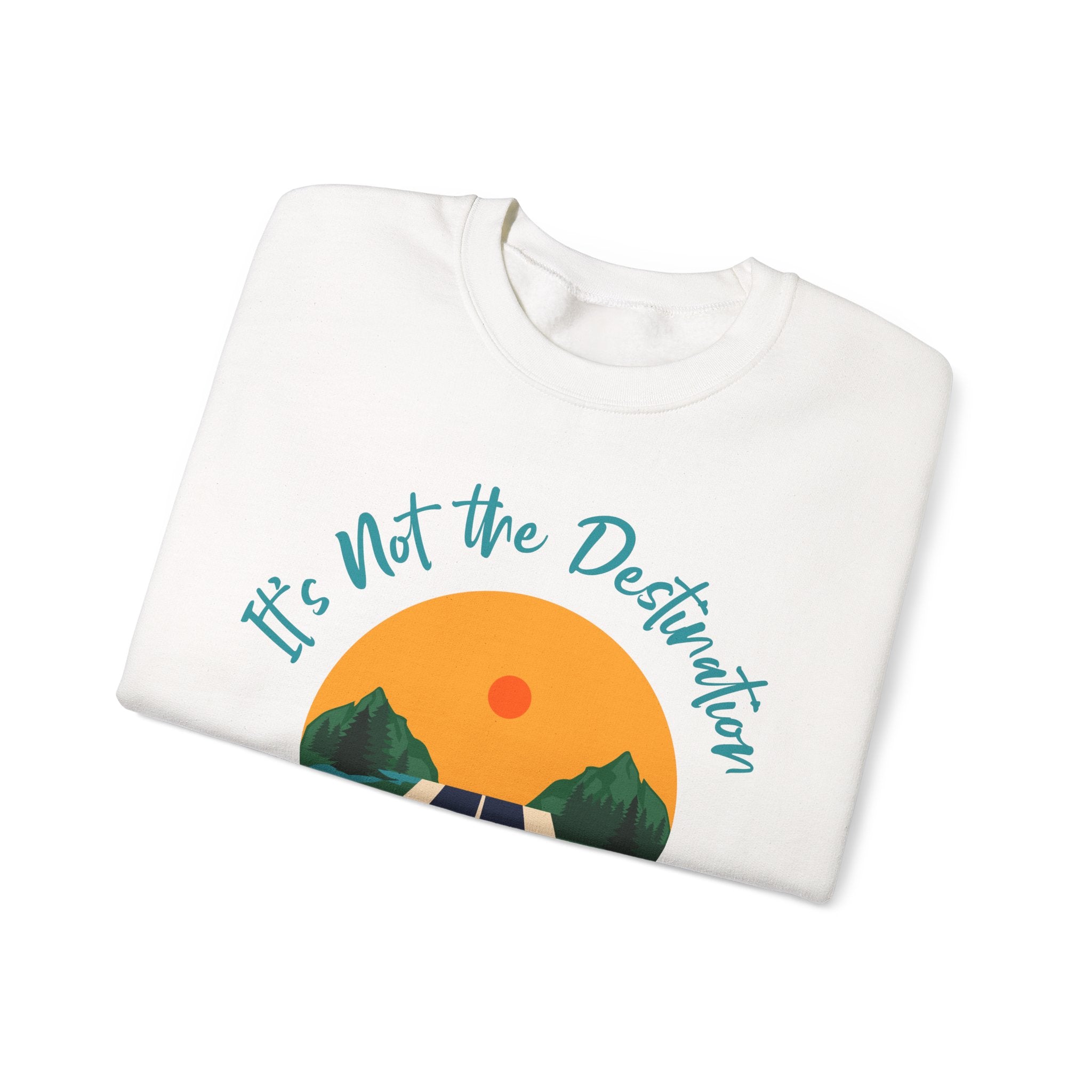 Copy of Inspirational Journey Sweatshirt, Cozy Crewneck, Travel Gift, Motivational Style, Perfect for Road Trips