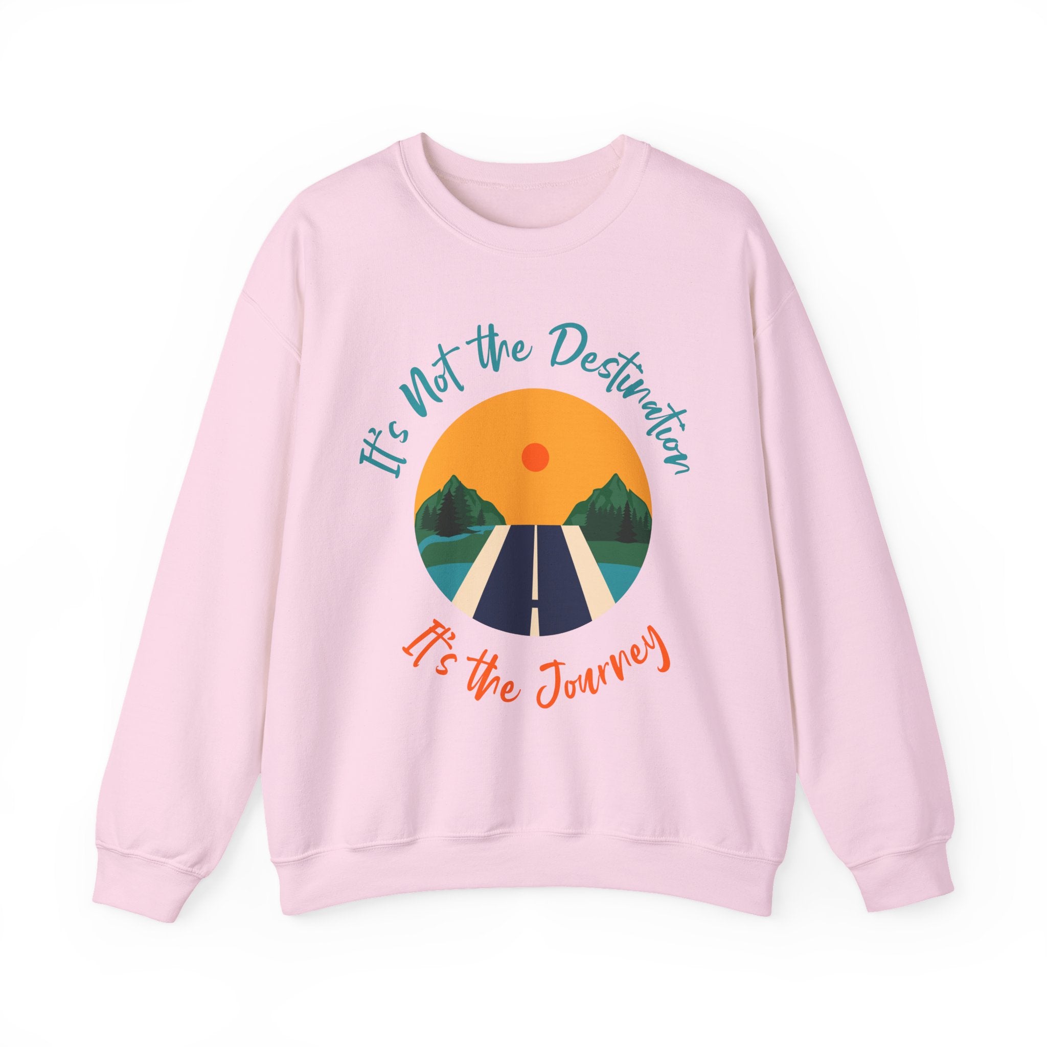 Copy of Inspirational Journey Sweatshirt, Cozy Crewneck, Travel Gift, Motivational Style, Perfect for Road Trips