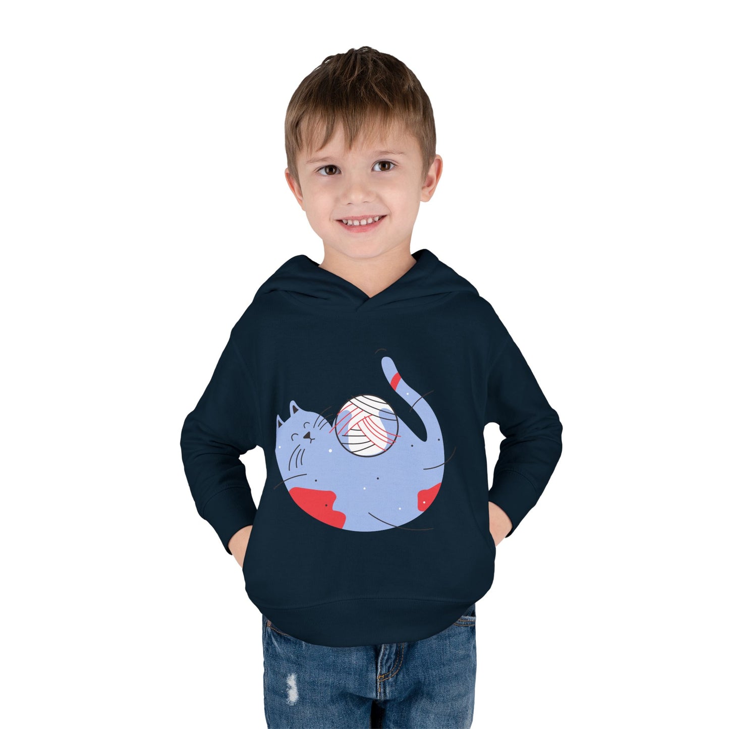 Toddler Pullover Fleece Hoodie for animal lovers