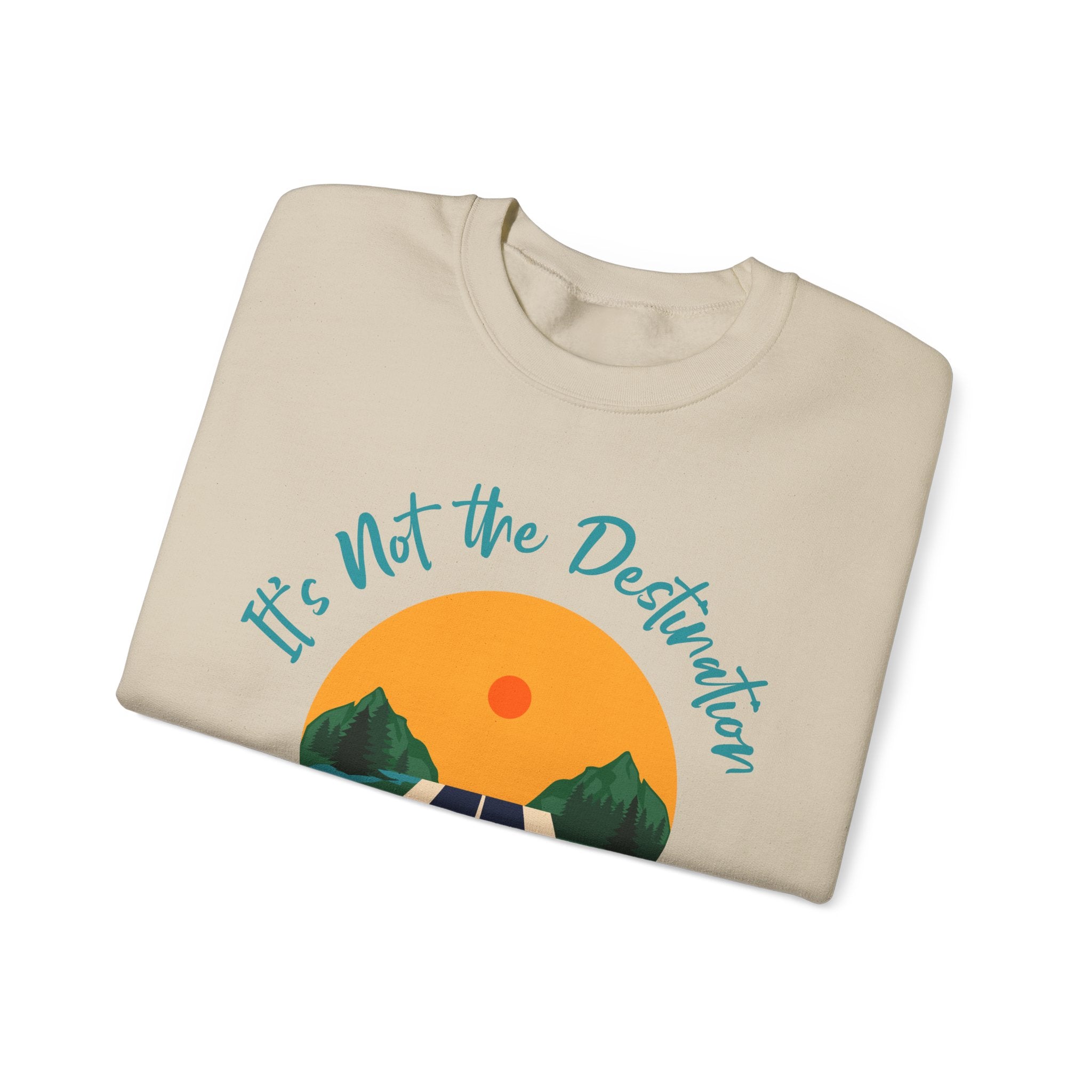 Copy of Inspirational Journey Sweatshirt, Cozy Crewneck, Travel Gift, Motivational Style, Perfect for Road Trips