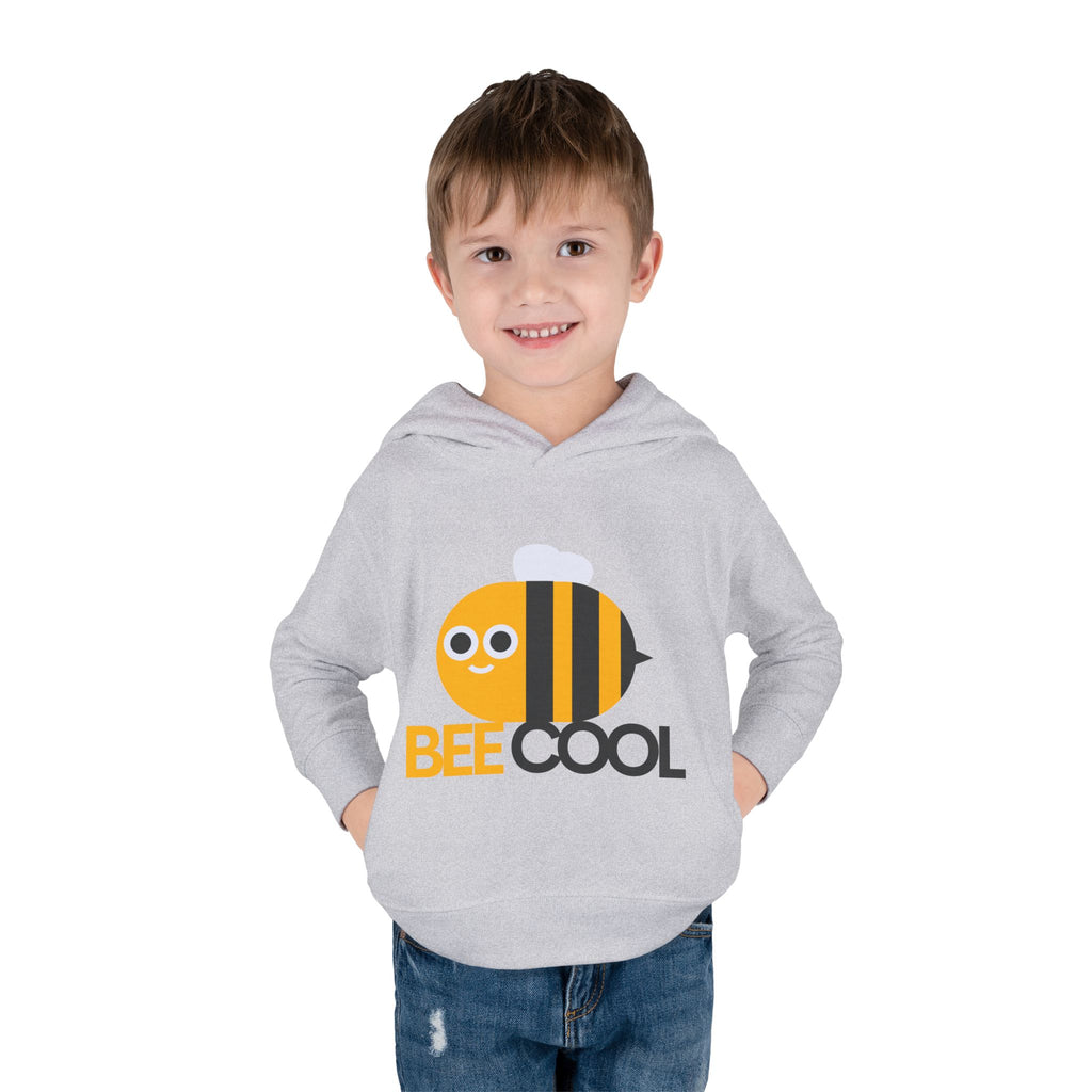 Cute Bee Cool Toddler Fleece Hoodie