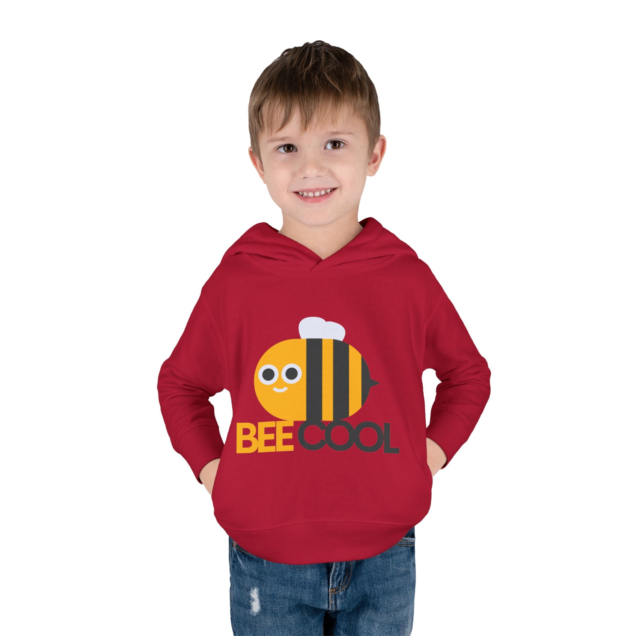 Cute Bee Cool Toddler Fleece Hoodie