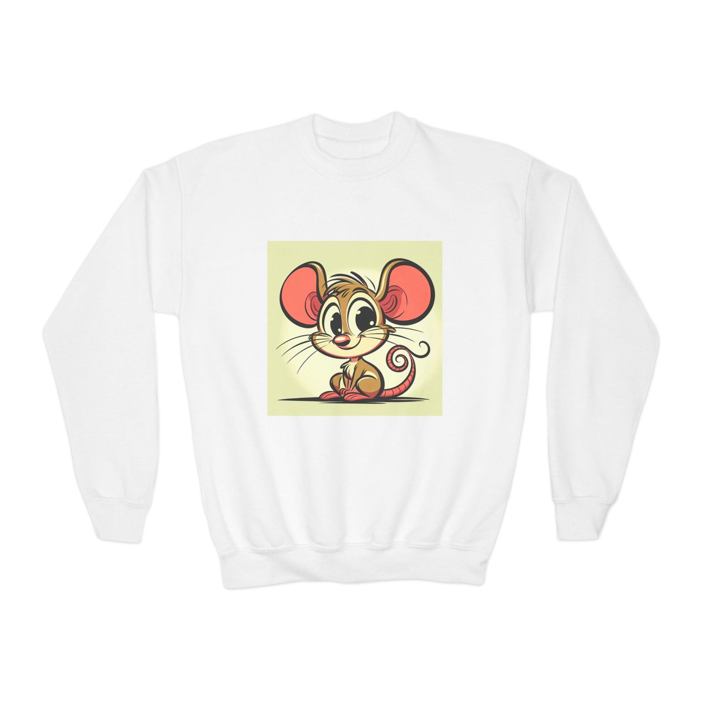 Youth Crewneck Mouse Character Sweatshirt