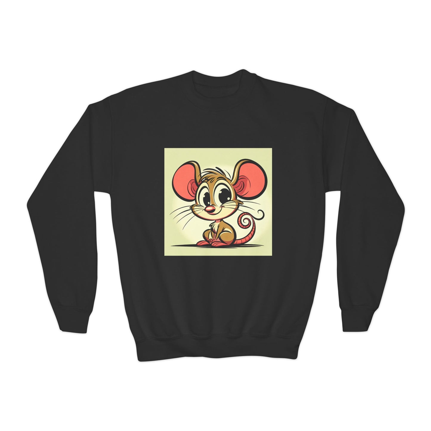 Youth Crewneck Mouse Character Sweatshirt