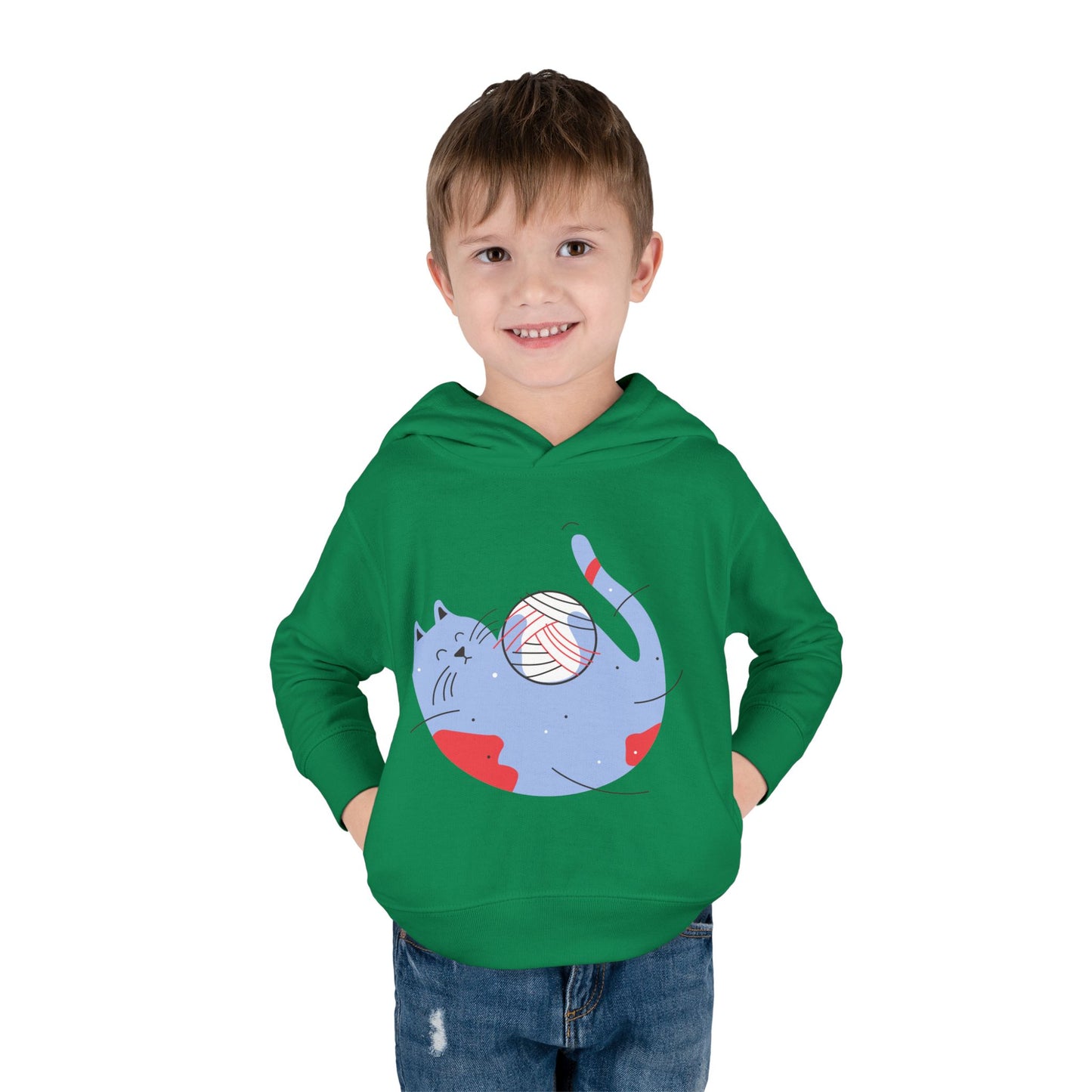 Toddler Pullover Fleece Hoodie for animal lovers