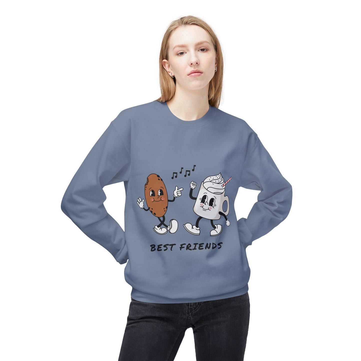 Winter Holiday Unisex Midweight Softstyle Fleece Crewneck Sweatshirt