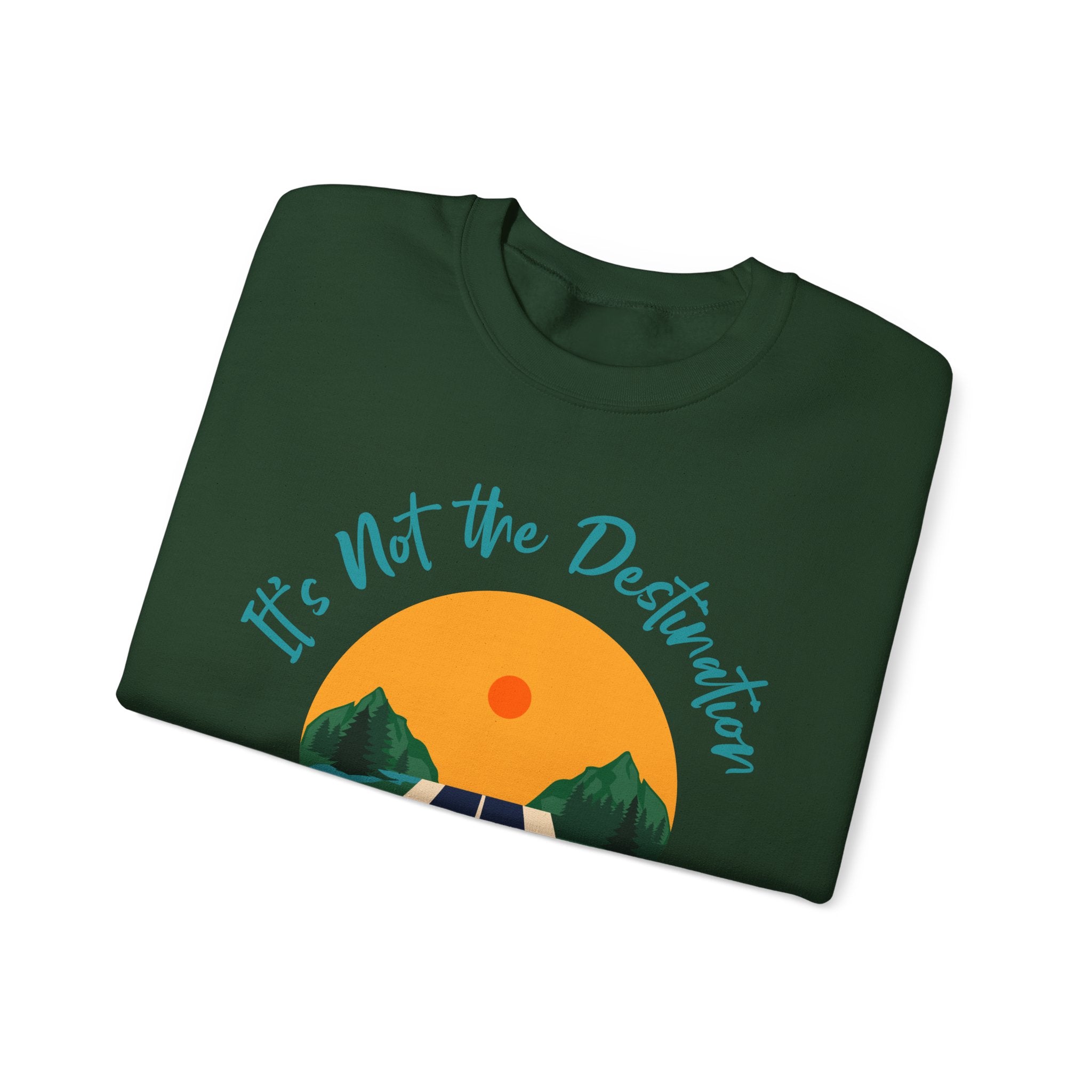 Copy of Inspirational Journey Sweatshirt, Cozy Crewneck, Travel Gift, Motivational Style, Perfect for Road Trips