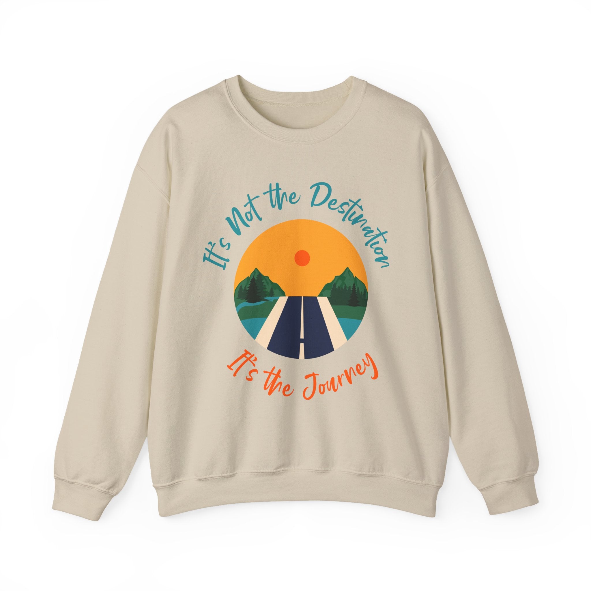 Copy of Inspirational Journey Sweatshirt, Cozy Crewneck, Travel Gift, Motivational Style, Perfect for Road Trips