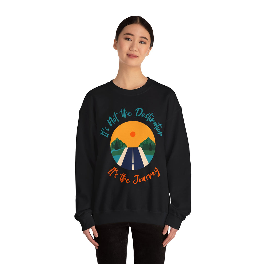Copy of Inspirational Journey Sweatshirt, Cozy Crewneck, Travel Gift, Motivational Style, Perfect for Road Trips