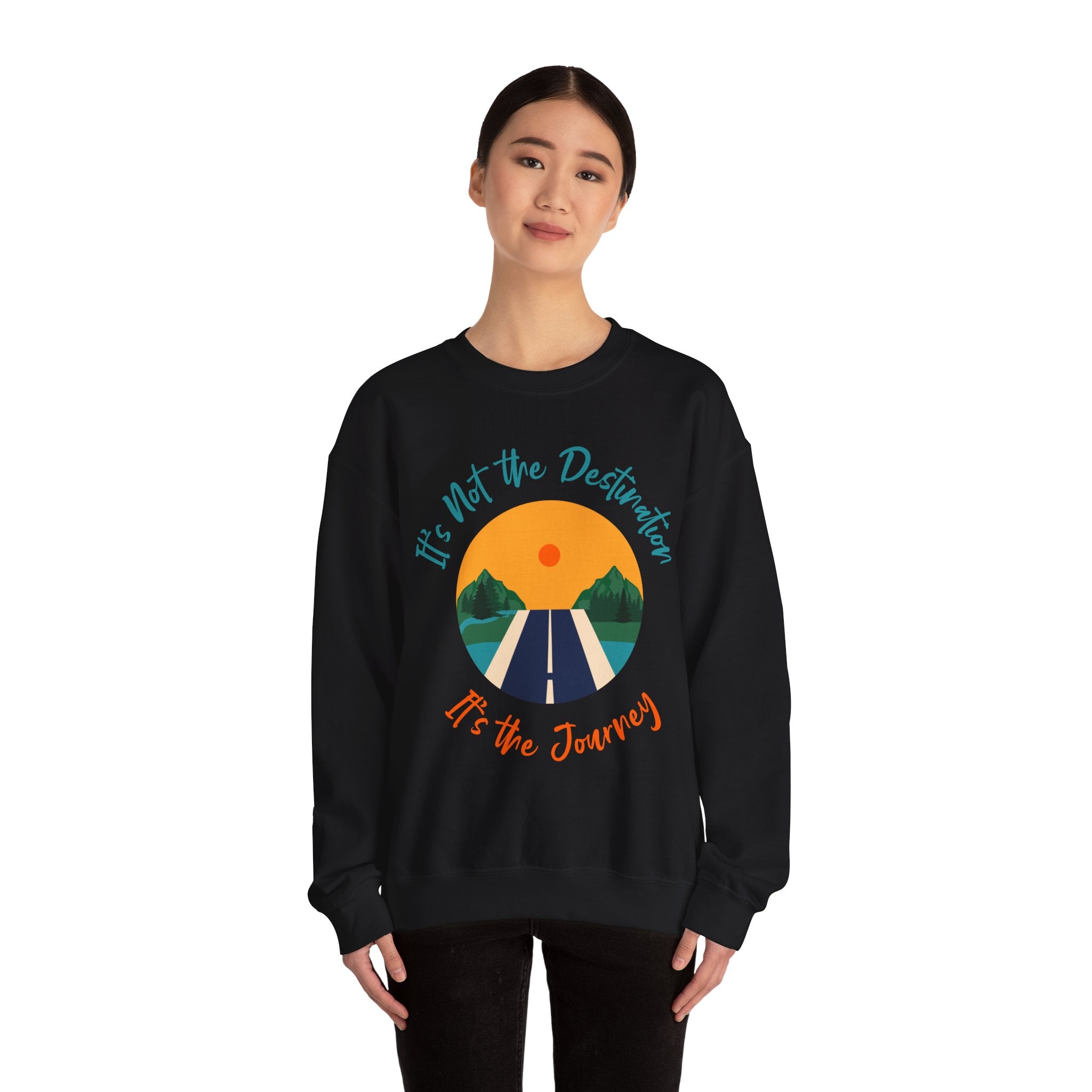 Copy of Inspirational Journey Sweatshirt, Cozy Crewneck, Travel Gift, Motivational Style, Perfect for Road Trips