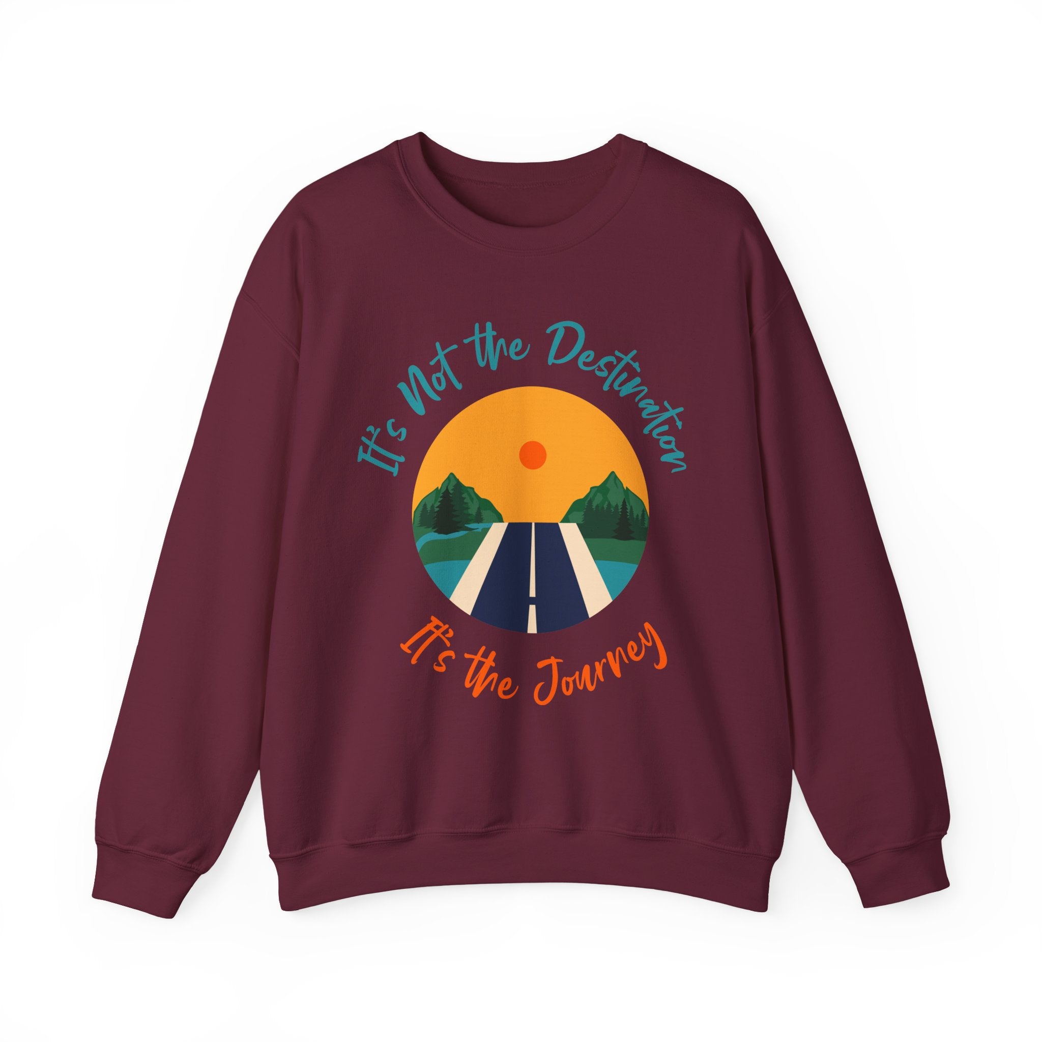 Copy of Inspirational Journey Sweatshirt, Cozy Crewneck, Travel Gift, Motivational Style, Perfect for Road Trips