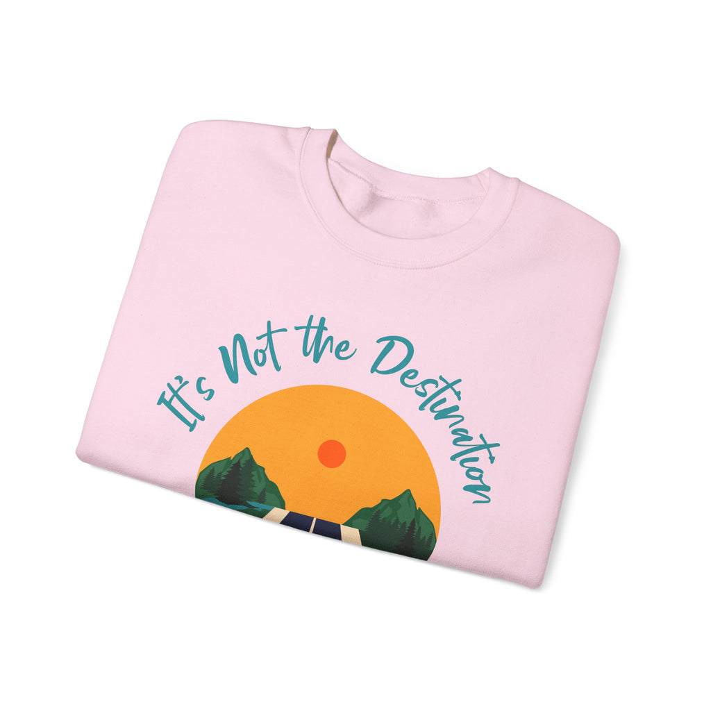 Copy of Inspirational Journey Sweatshirt, Cozy Crewneck, Travel Gift, Motivational Style, Perfect for Road Trips
