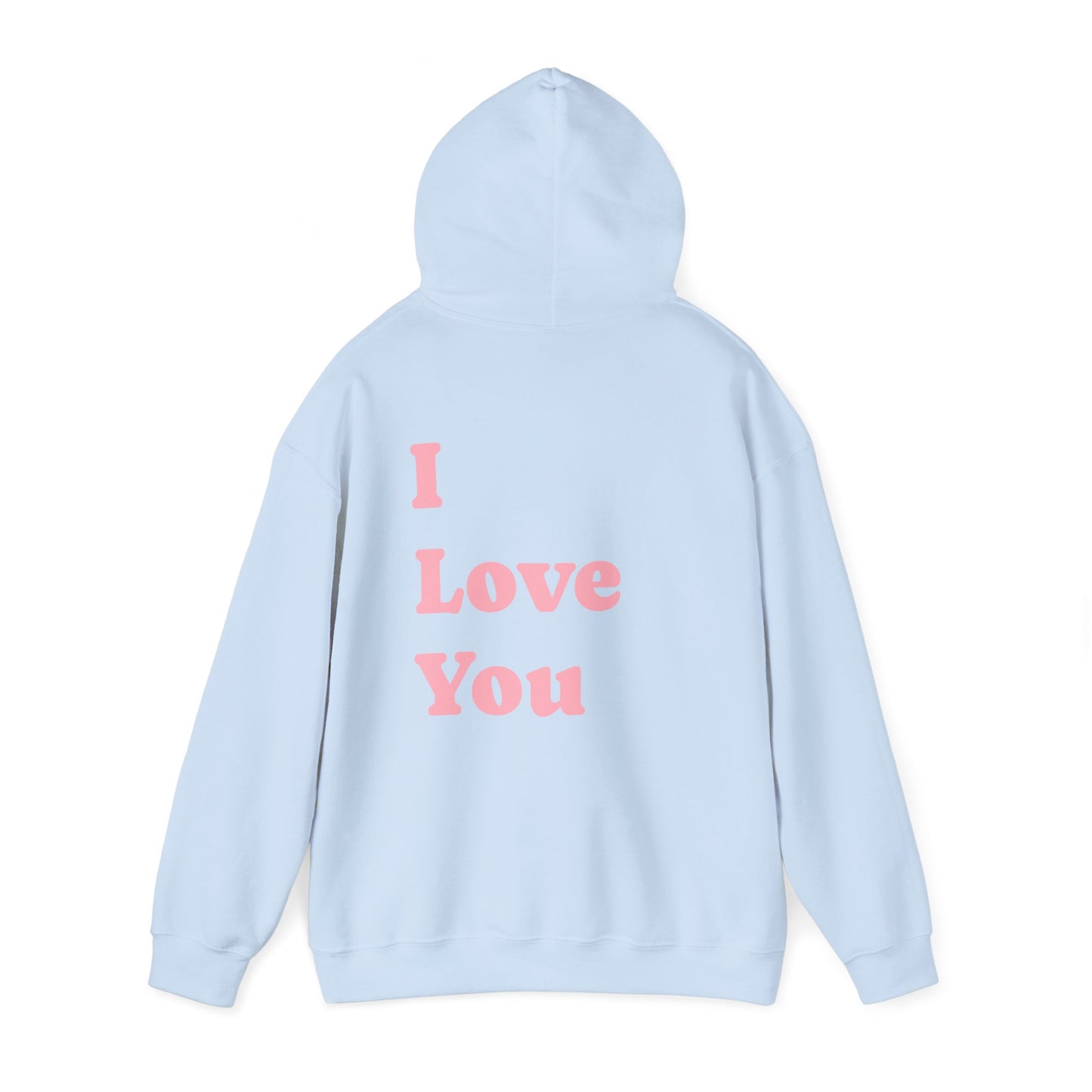 Love You Inscription Hoodie