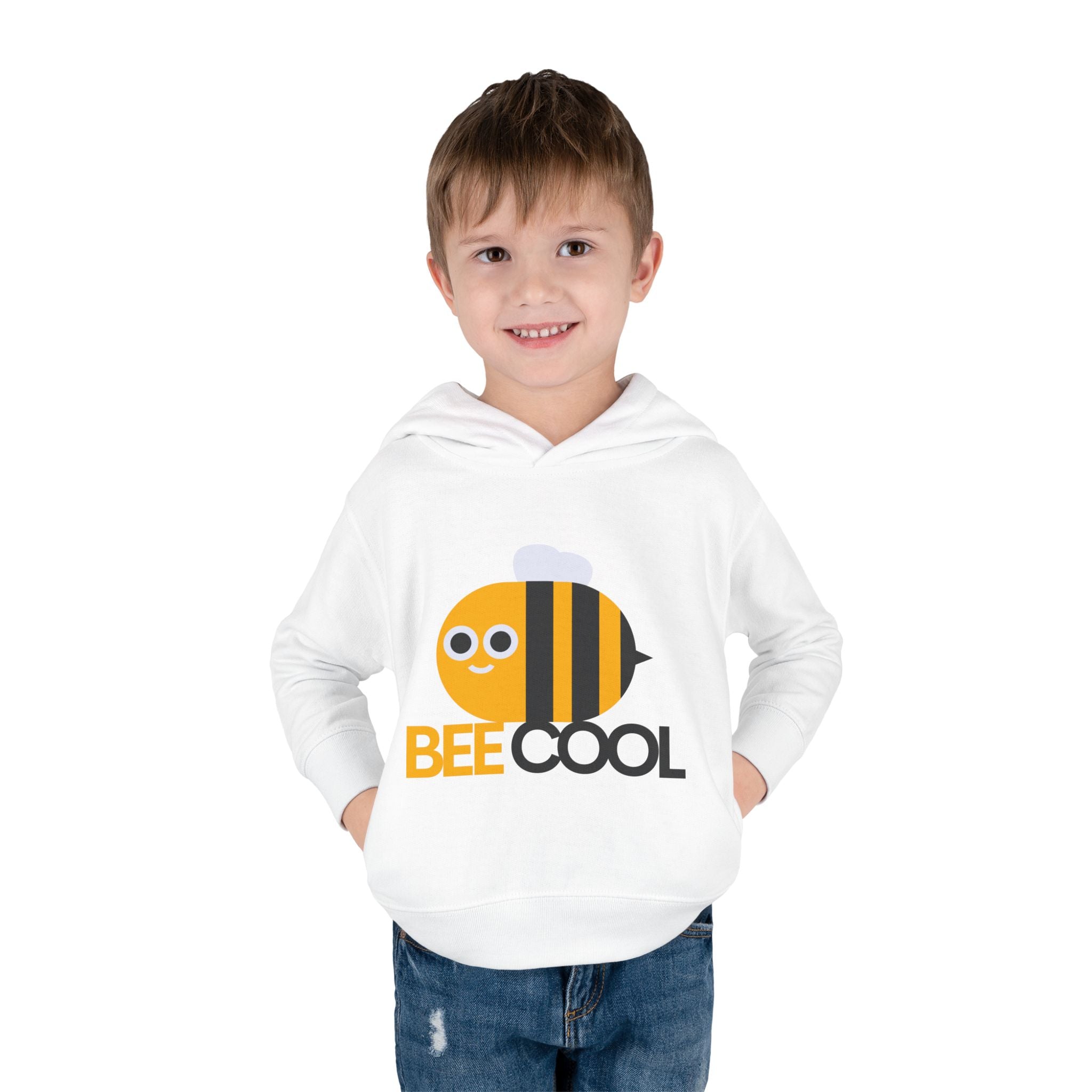 Cute Bee Cool Toddler Fleece Hoodie
