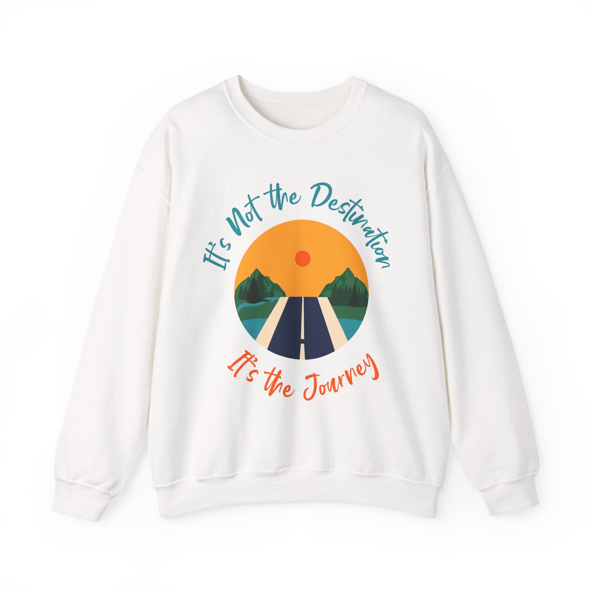 Copy of Inspirational Journey Sweatshirt, Cozy Crewneck, Travel Gift, Motivational Style, Perfect for Road Trips