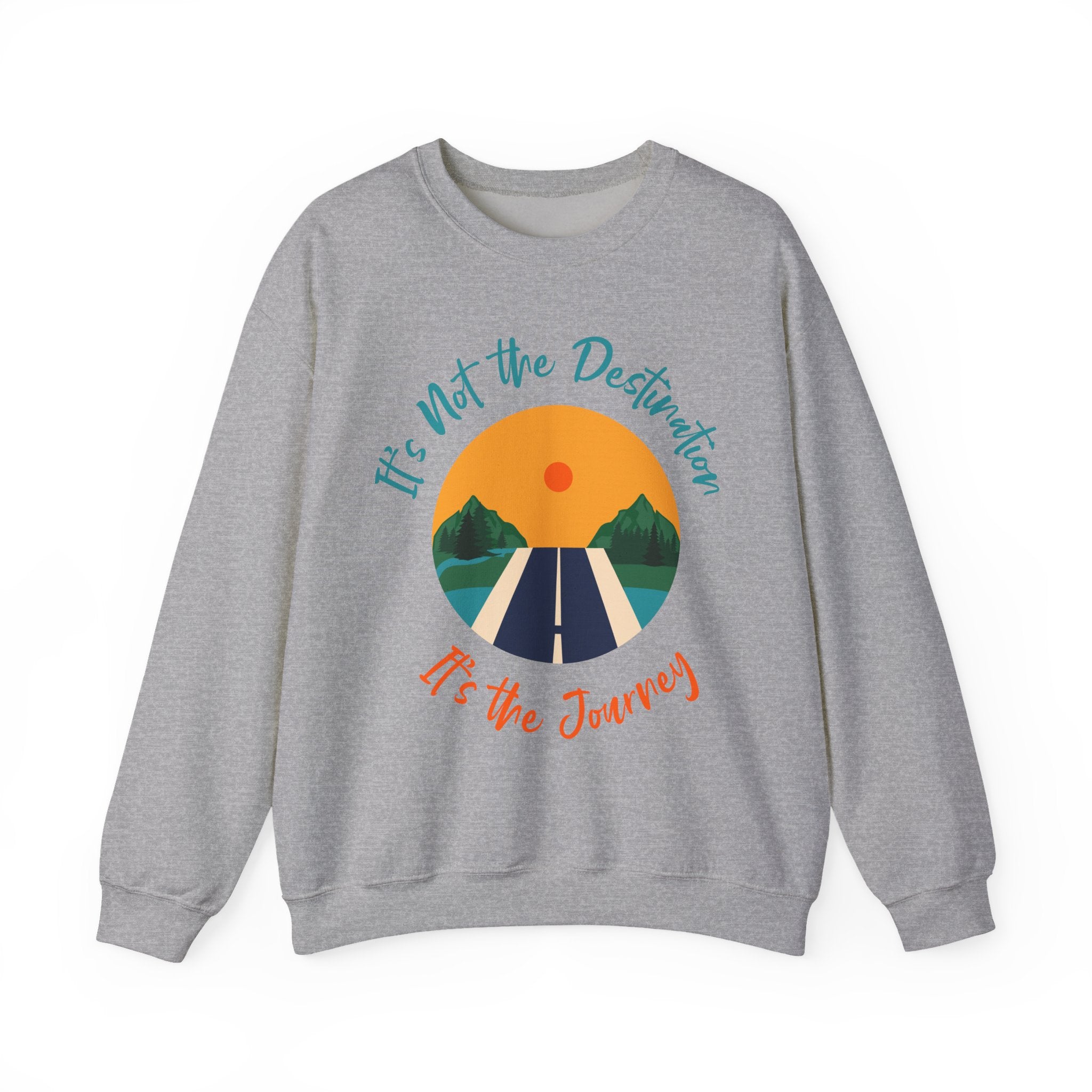 Copy of Inspirational Journey Sweatshirt, Cozy Crewneck, Travel Gift, Motivational Style, Perfect for Road Trips