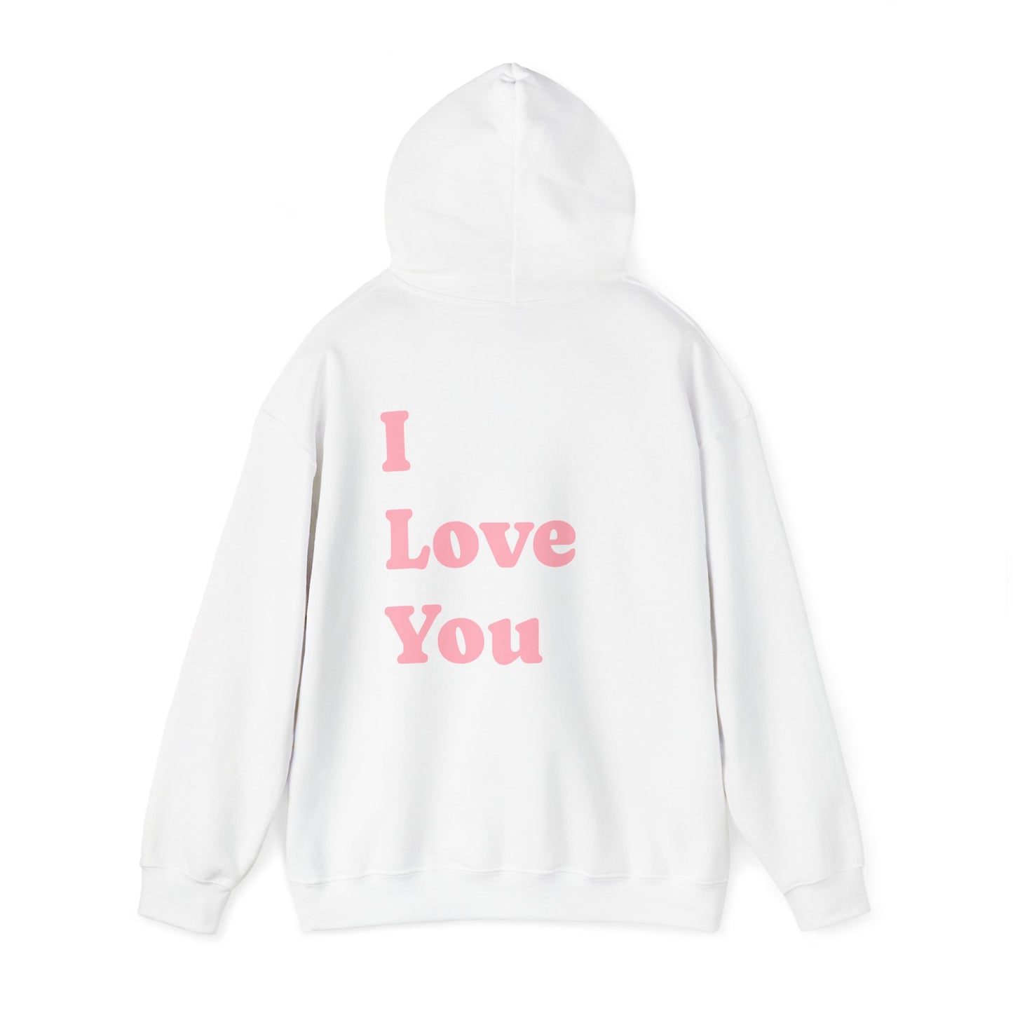 Love You Inscription Hoodie