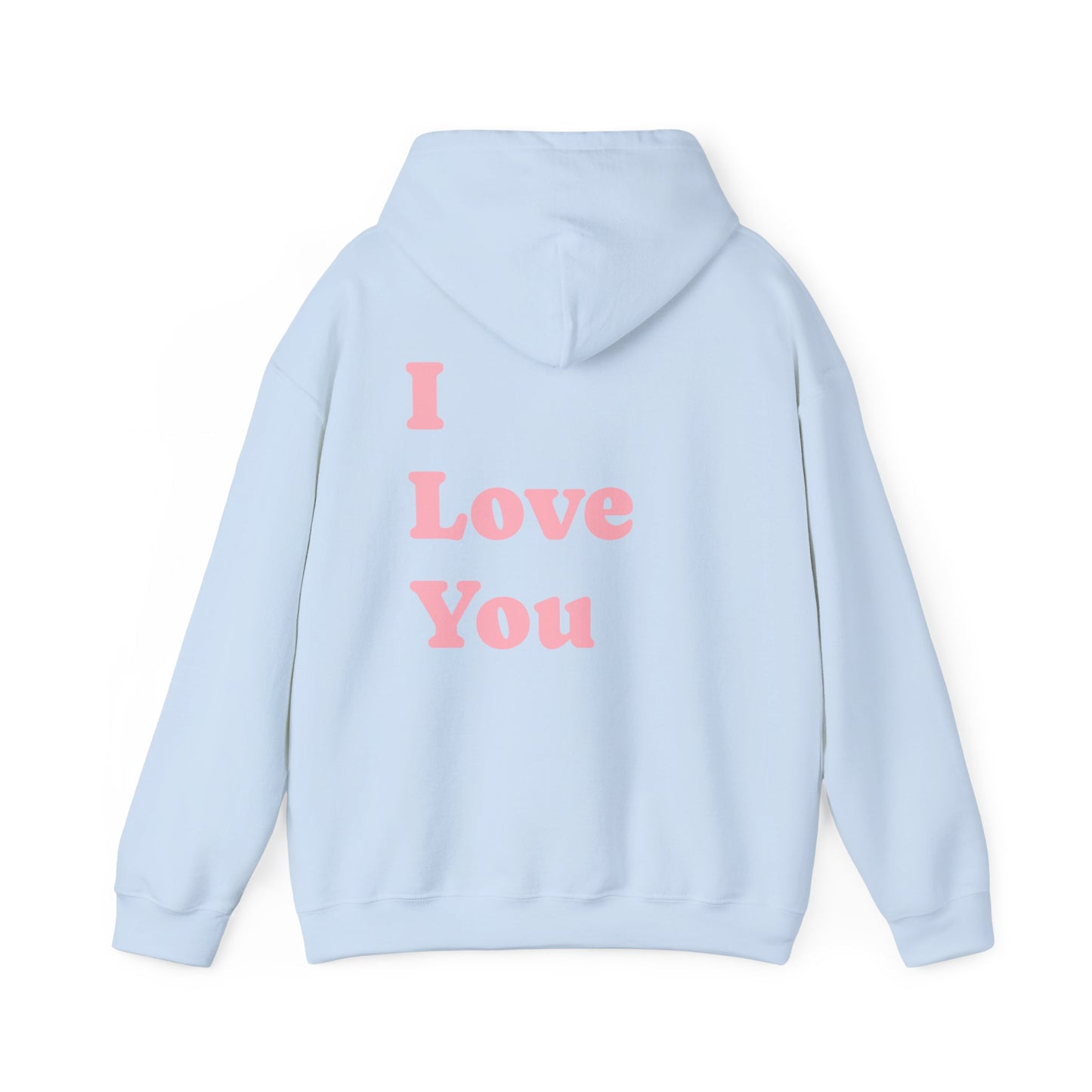 Love You Inscription Hoodie