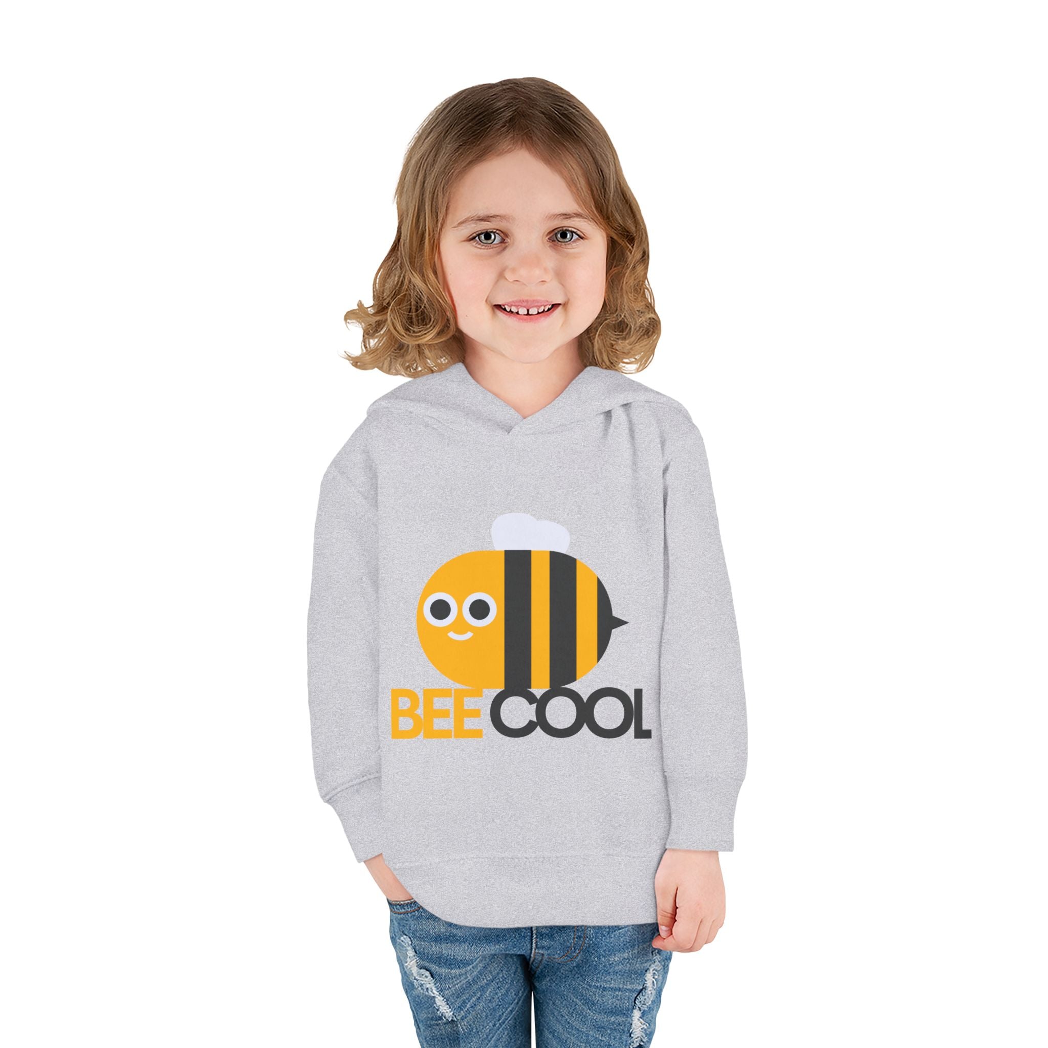 Cute Bee Cool Toddler Fleece Hoodie