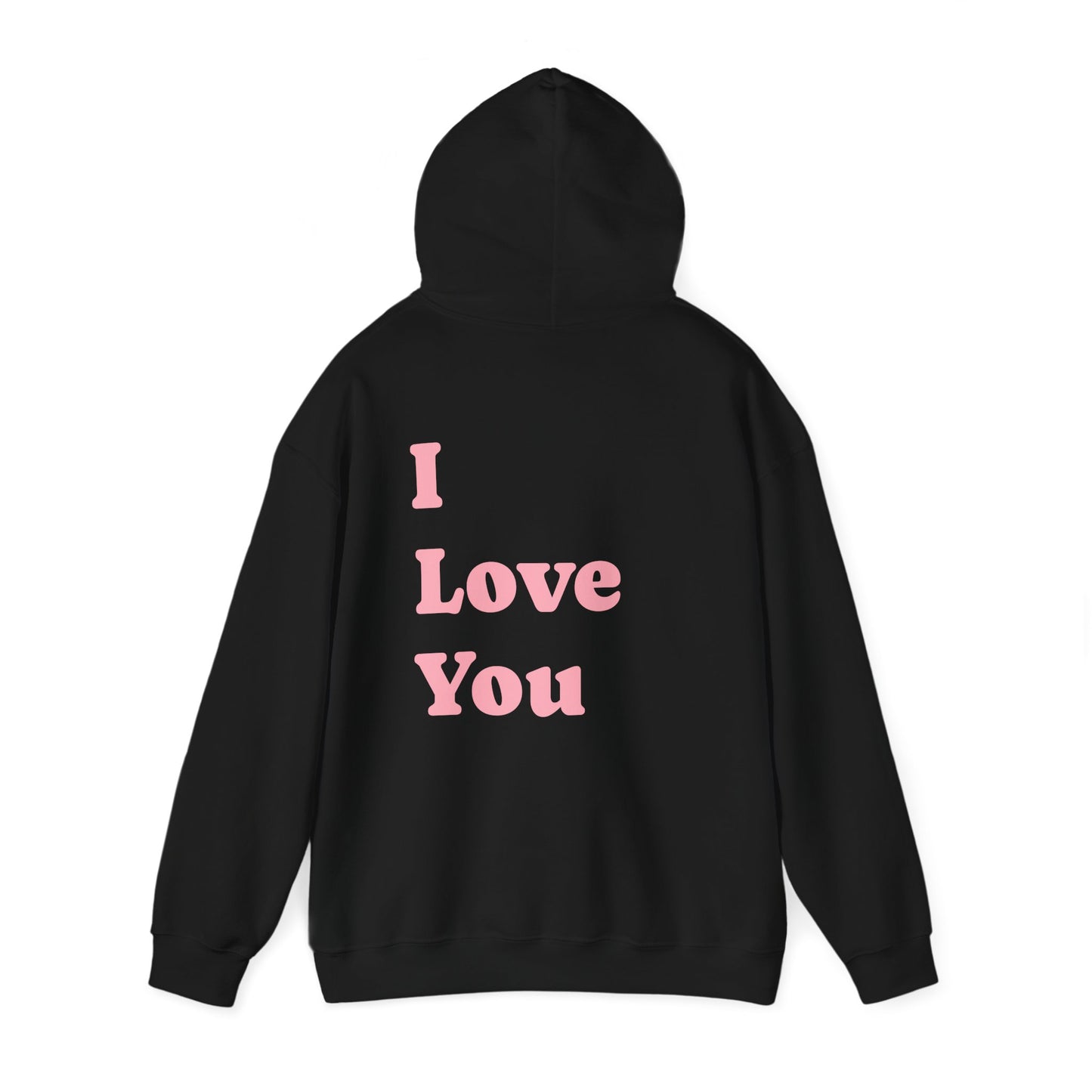 Love You Inscription Hoodie