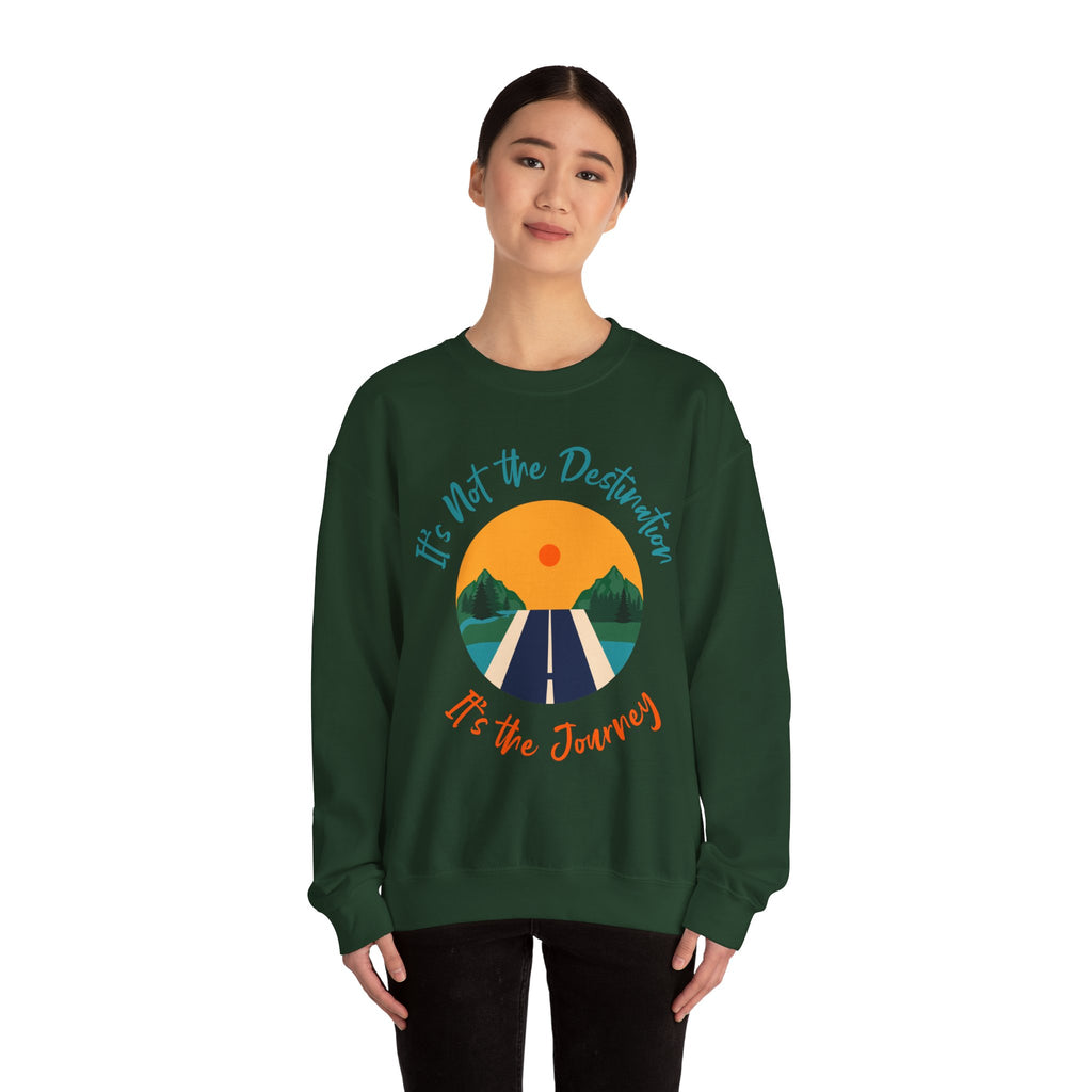 Copy of Inspirational Journey Sweatshirt, Cozy Crewneck, Travel Gift, Motivational Style, Perfect for Road Trips