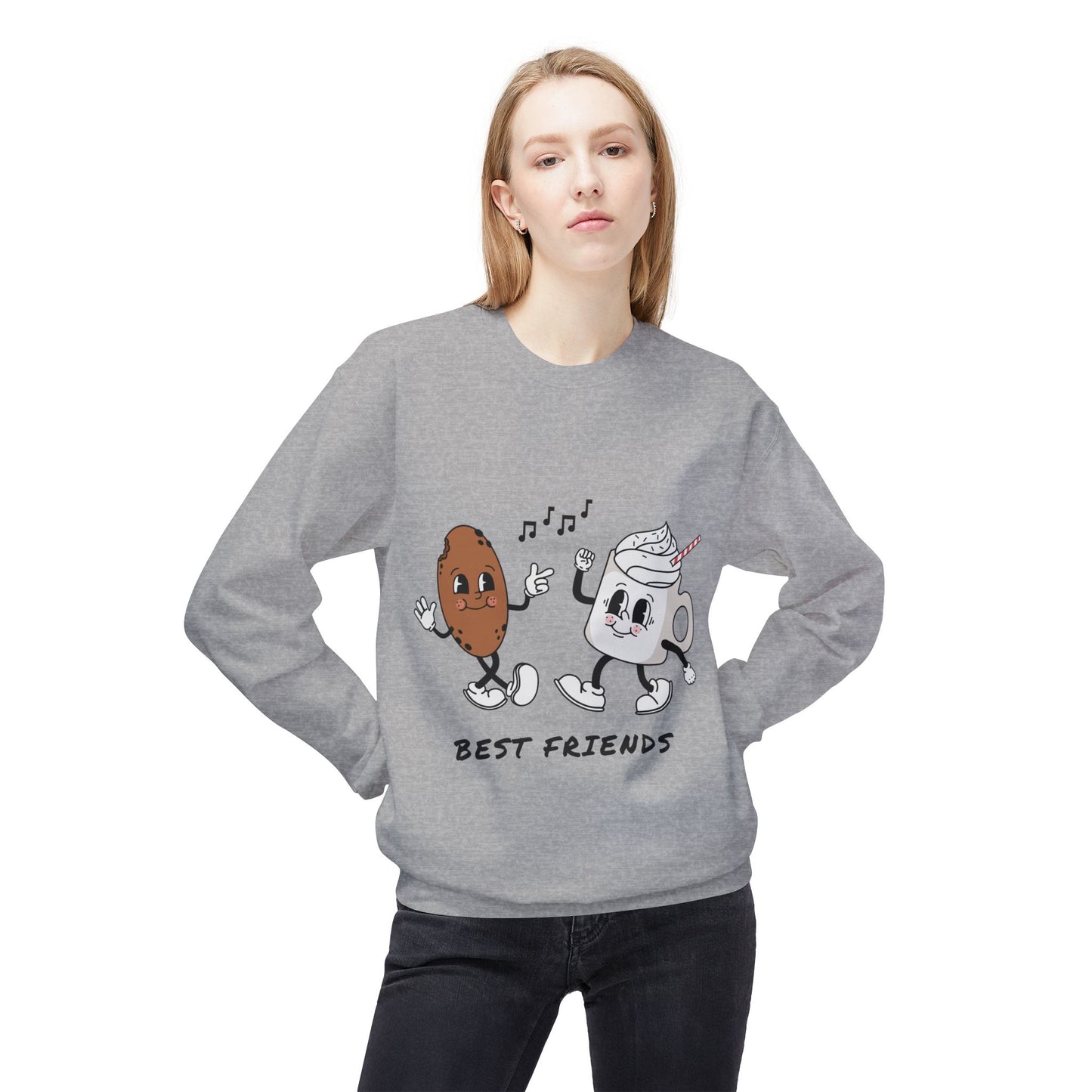 Winter Holiday Unisex Midweight Softstyle Fleece Crewneck Sweatshirt