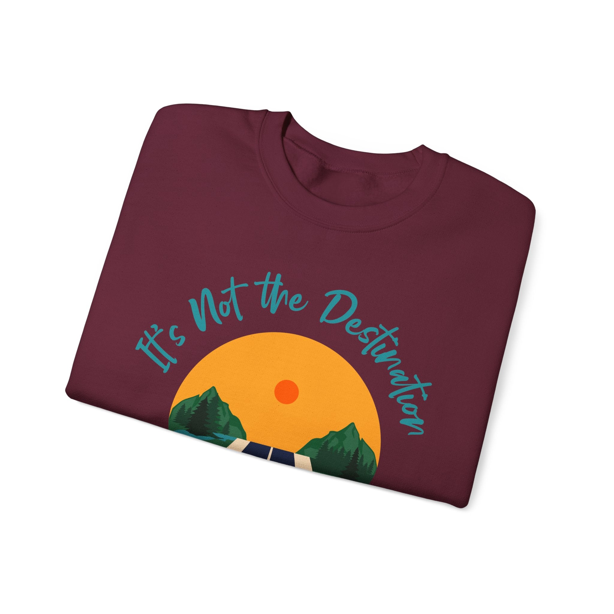 Copy of Inspirational Journey Sweatshirt, Cozy Crewneck, Travel Gift, Motivational Style, Perfect for Road Trips