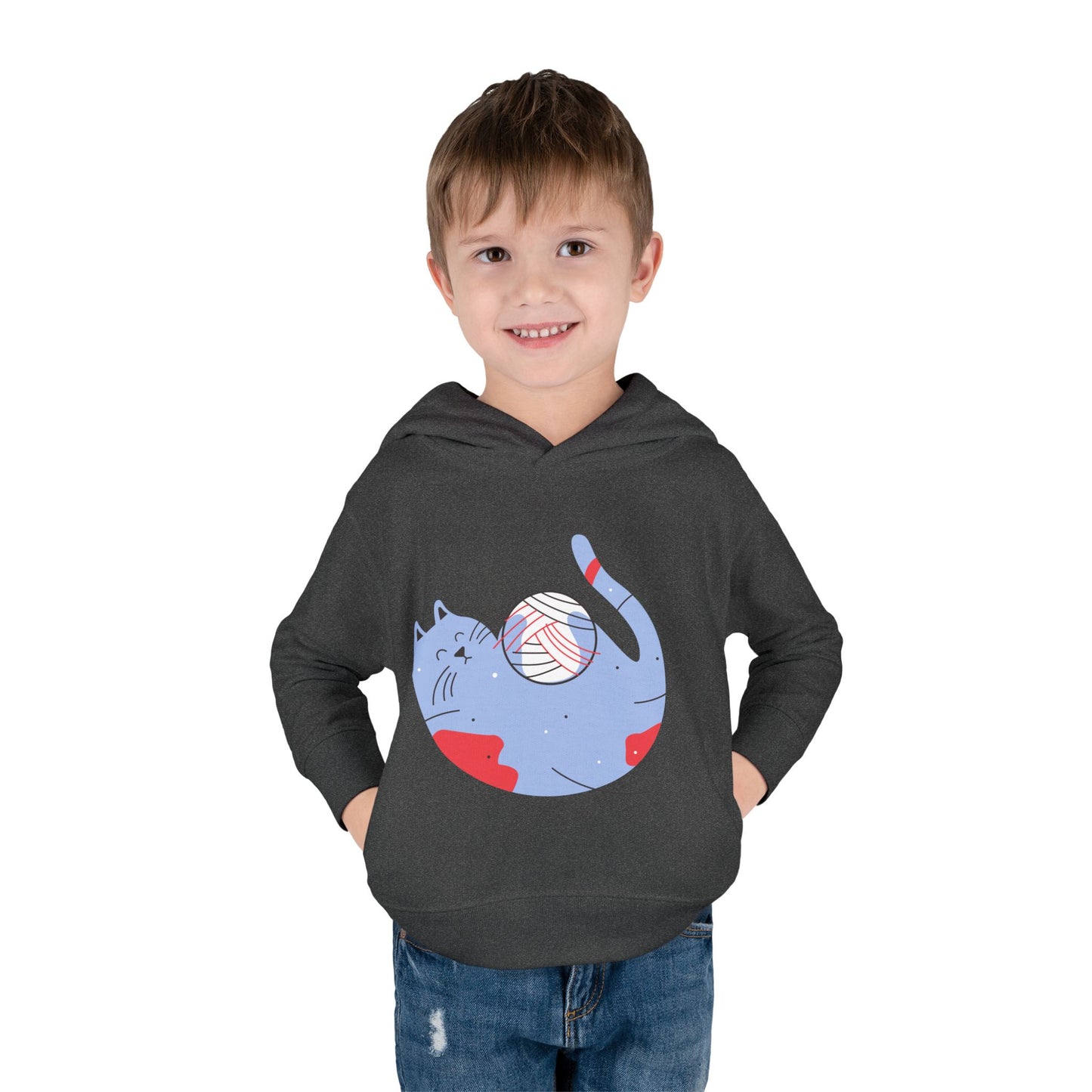 Toddler Pullover Fleece Hoodie for animal lovers