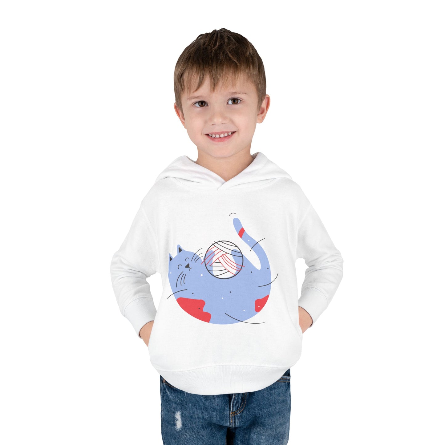 Toddler Pullover Fleece Hoodie for animal lovers