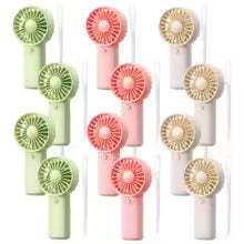 Contact to order- Custom LOGO USB Rechargeable Pocket Fan Bulk