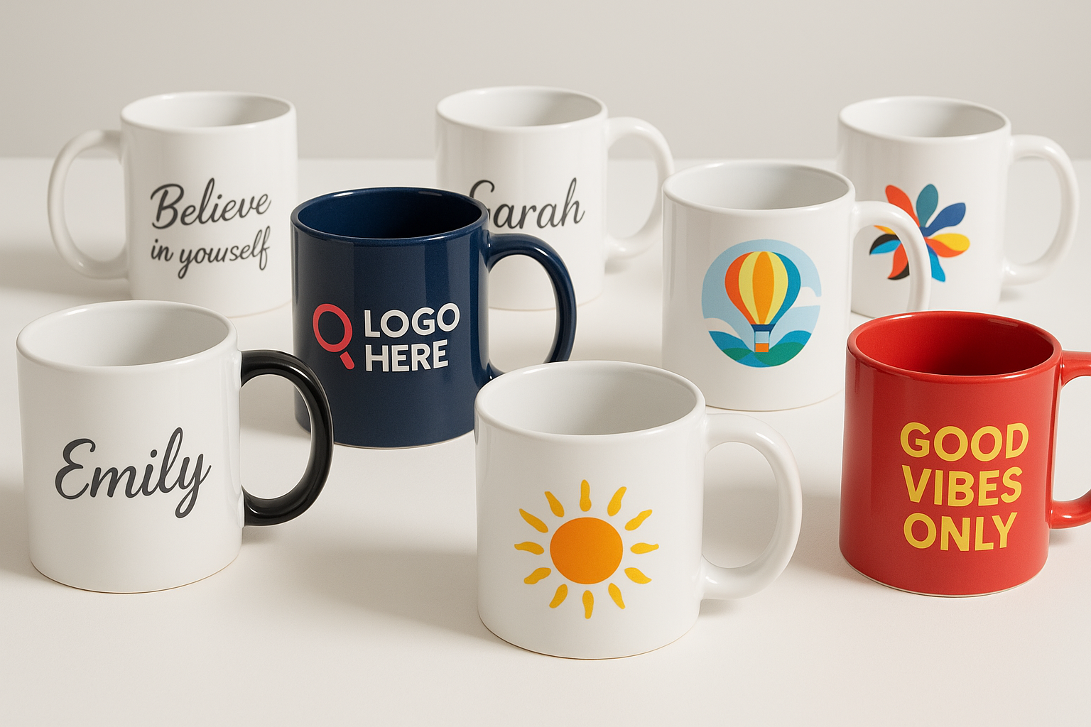 Contact to Order - Customized Logo Ceramic Mugs