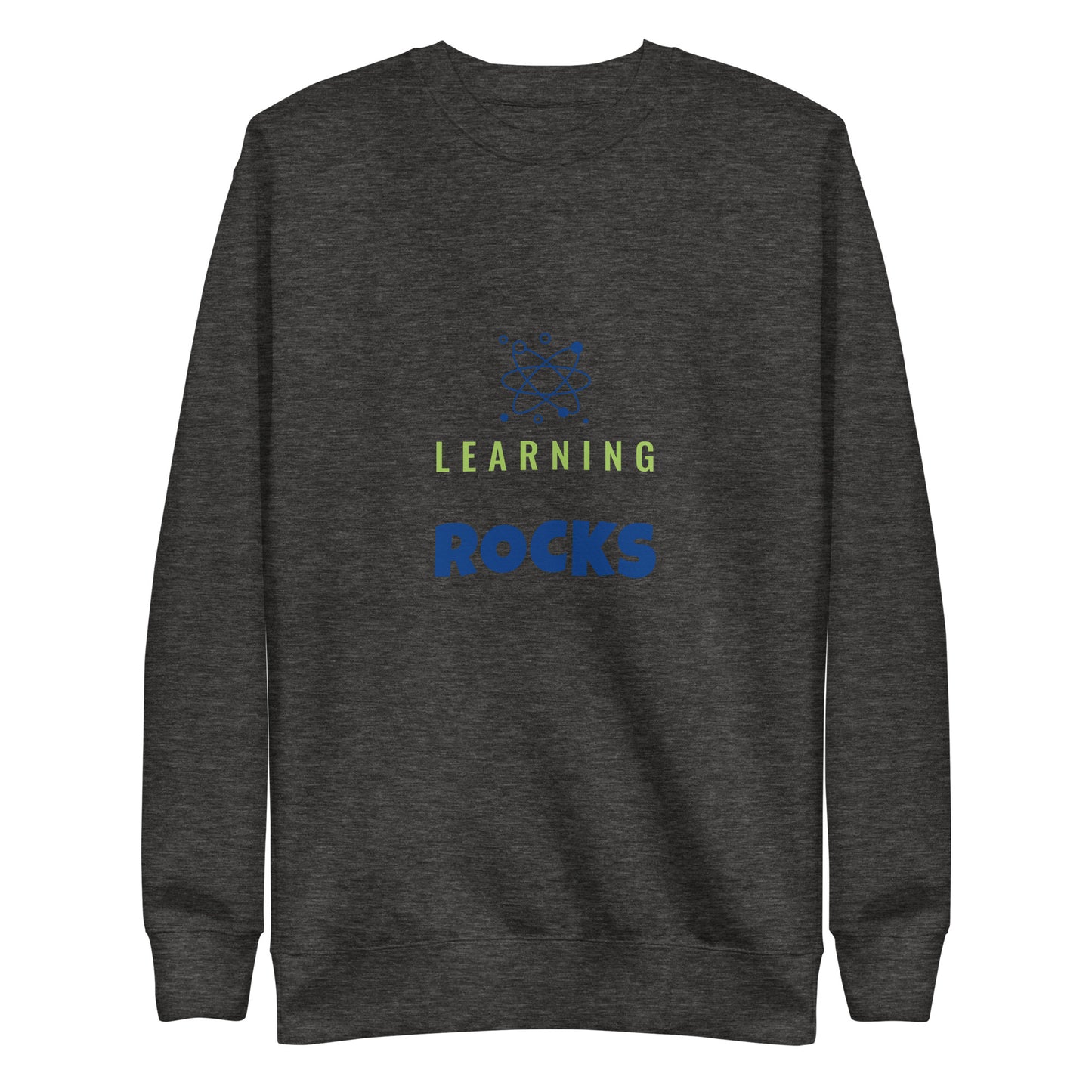 Unisex Premium Sweatshirt with inscription "Learning Rocks"